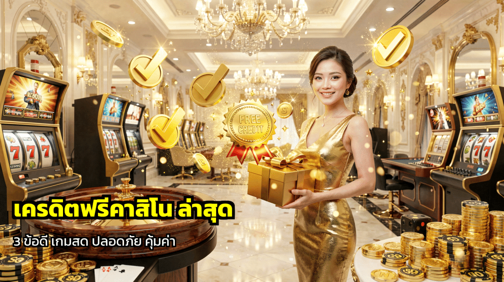 เครดิตฟรีคาสิโน ล่าสุด